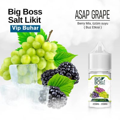 Big Boss Asap Grape Salt Likit Big Boss Asap Grape Salt Likit