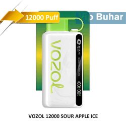 vozol 12000 sour apple ice, vozol, vozol 12000 puff