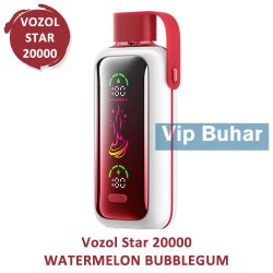 Vozol Star 20000 Watermelon Bubblegum 3 Vozol Watermelon Bubblegum Star 20000 20K Puff